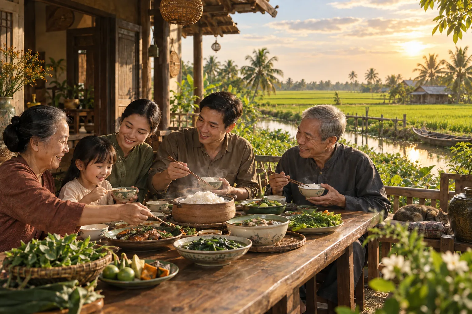 Cozy family meal by Happy & Smile