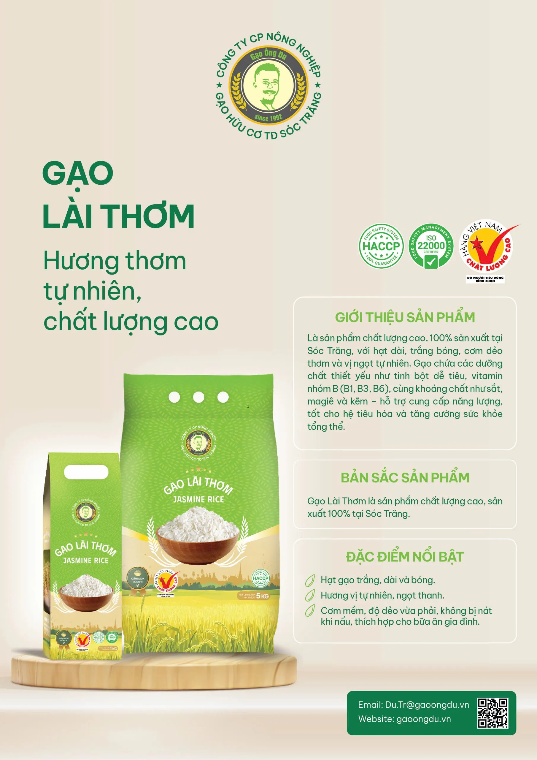 Chau Thanh Jasmine Rice (Dai Thom Rice) 2