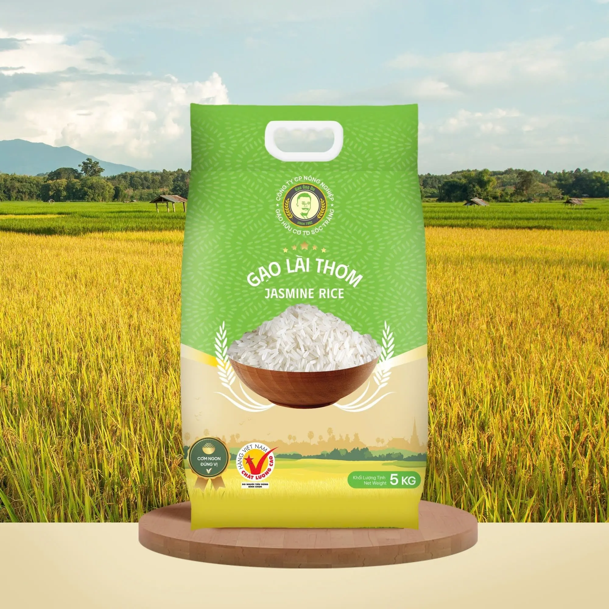 Gạo Lài Thơm - Châu Thành (Chau Thanh Jasmine Rice)