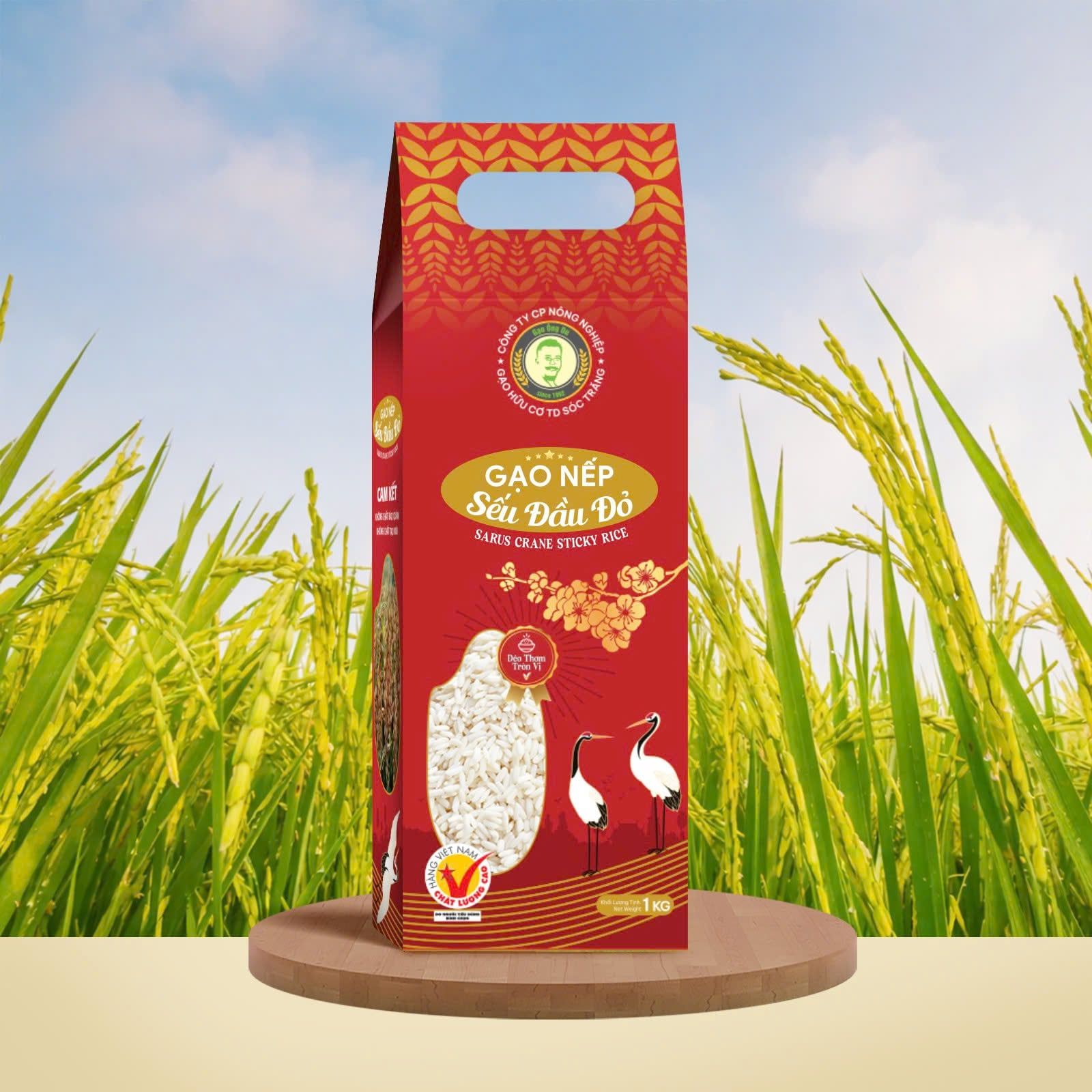 Red-Headed Crane Glutinous Rice (Seu Dau Do)