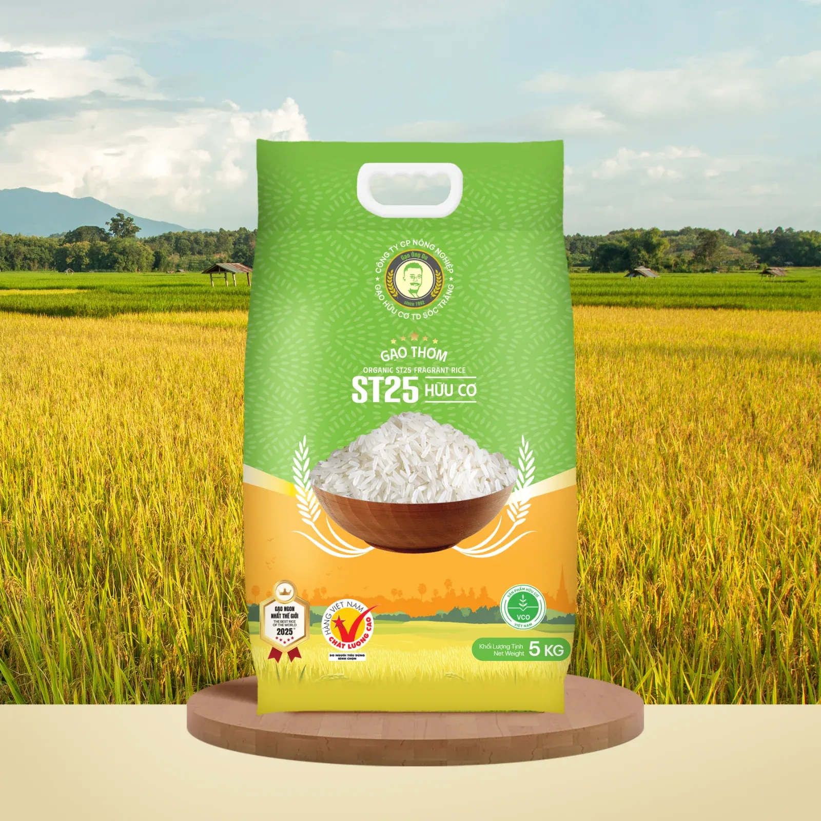 Organic ST25 Fragrant Rice